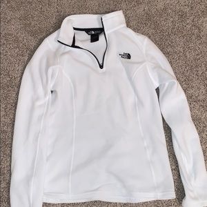 White North Face pullover